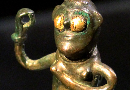 Figurine de Fårdal de l’âge du Bronze final, Musée national du Danemark, photographie de Tara Chapron