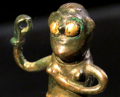 Figurine de Fårdal de l’âge du Bronze final, Musée national du Danemark, photographie de Tara Chapron